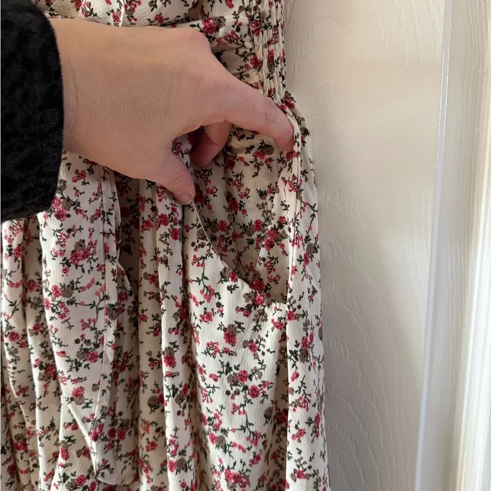 NWT‎ Nasty Gal In Bloom Floral Strapless Romper Size 4 - Picture 8 of 13